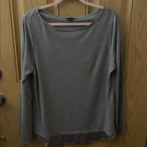 Lands' End Women's Long Sleeve Top in Taupe